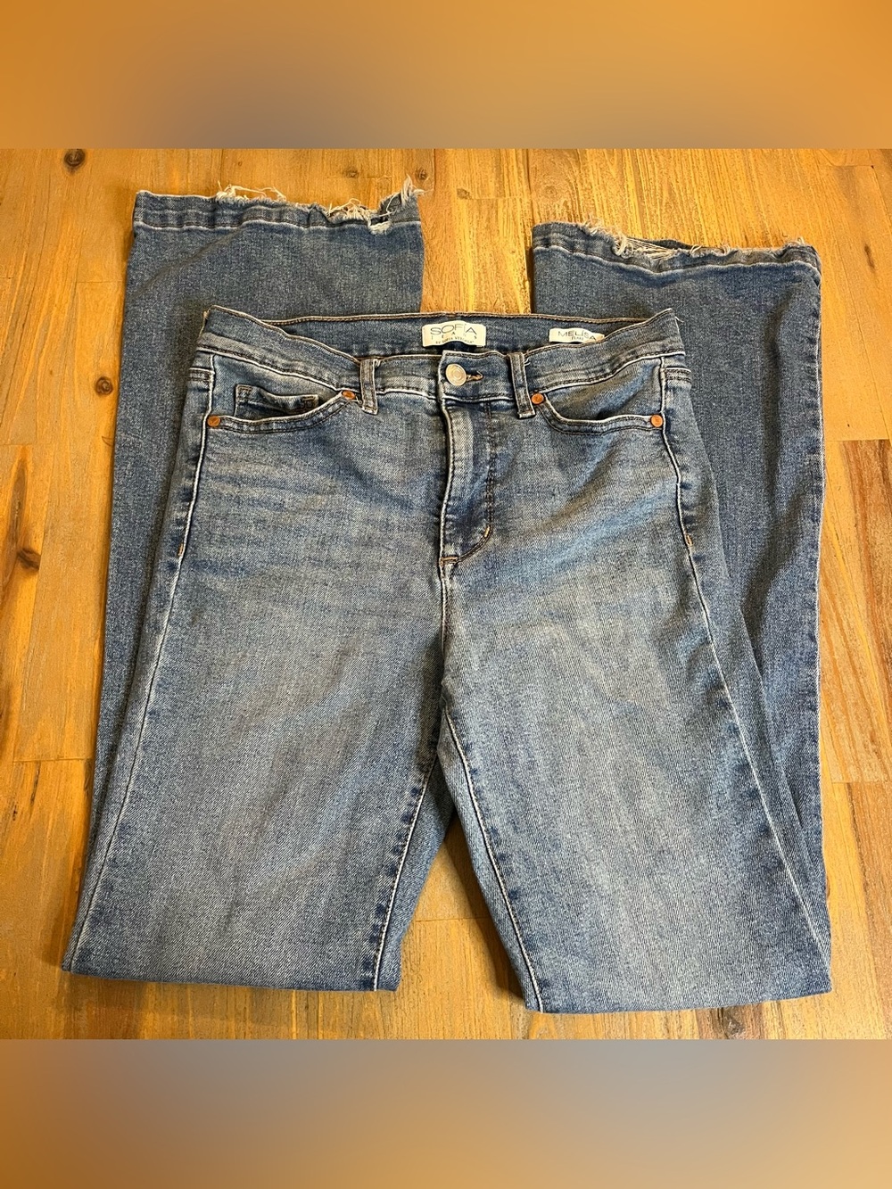 y2k flare Sofia jeans